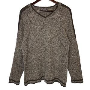 Napoliello Mens Wool Blend Sweater Brown size‎ Large
